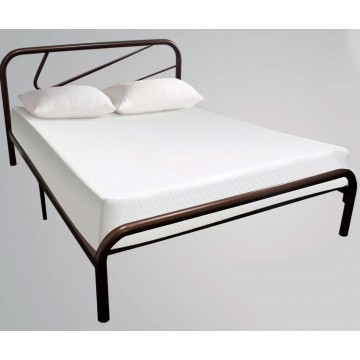 Anderson Heavy Duty Queen Size Metal Bed (Copper) + Foam Mattress